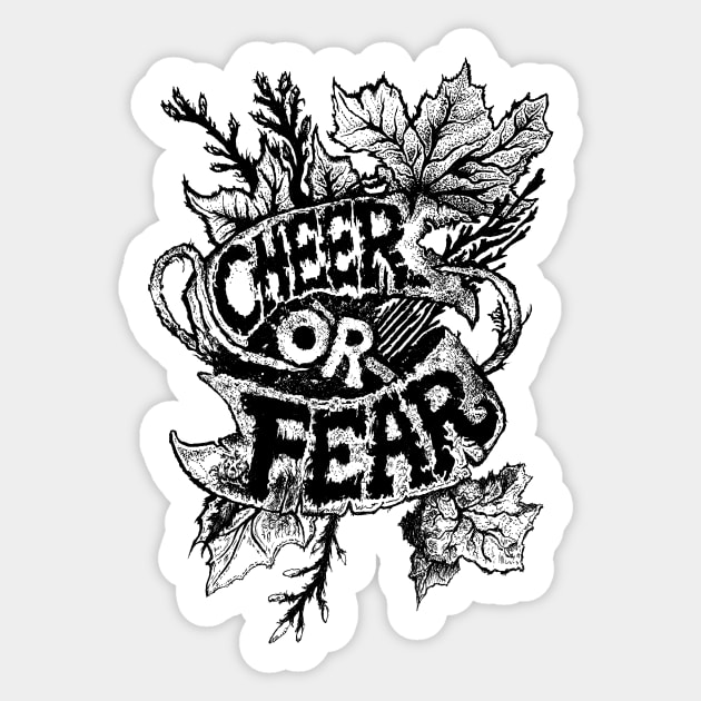 Cheer or Fear: Belsnickel is here (Authentic Pennsylvania Dutch Christmas) Sticker by WFDJ